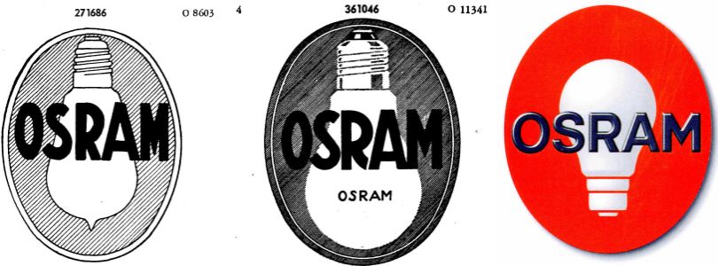 Verschiedene Osram-Markendarstellungen