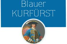 Etikett des Obstlers "Blauer Kurfürst"