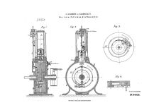 Die "Standuhr", der bahnbrechende erste Fahrzeugmotor von Maybach und Daimler (DE34926A)