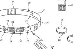 Patentzeichnug von Leuchtarmbändern