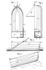 Strandkorb, der auch als Boot verwendet werden kann, 1911 (DE 236413)
