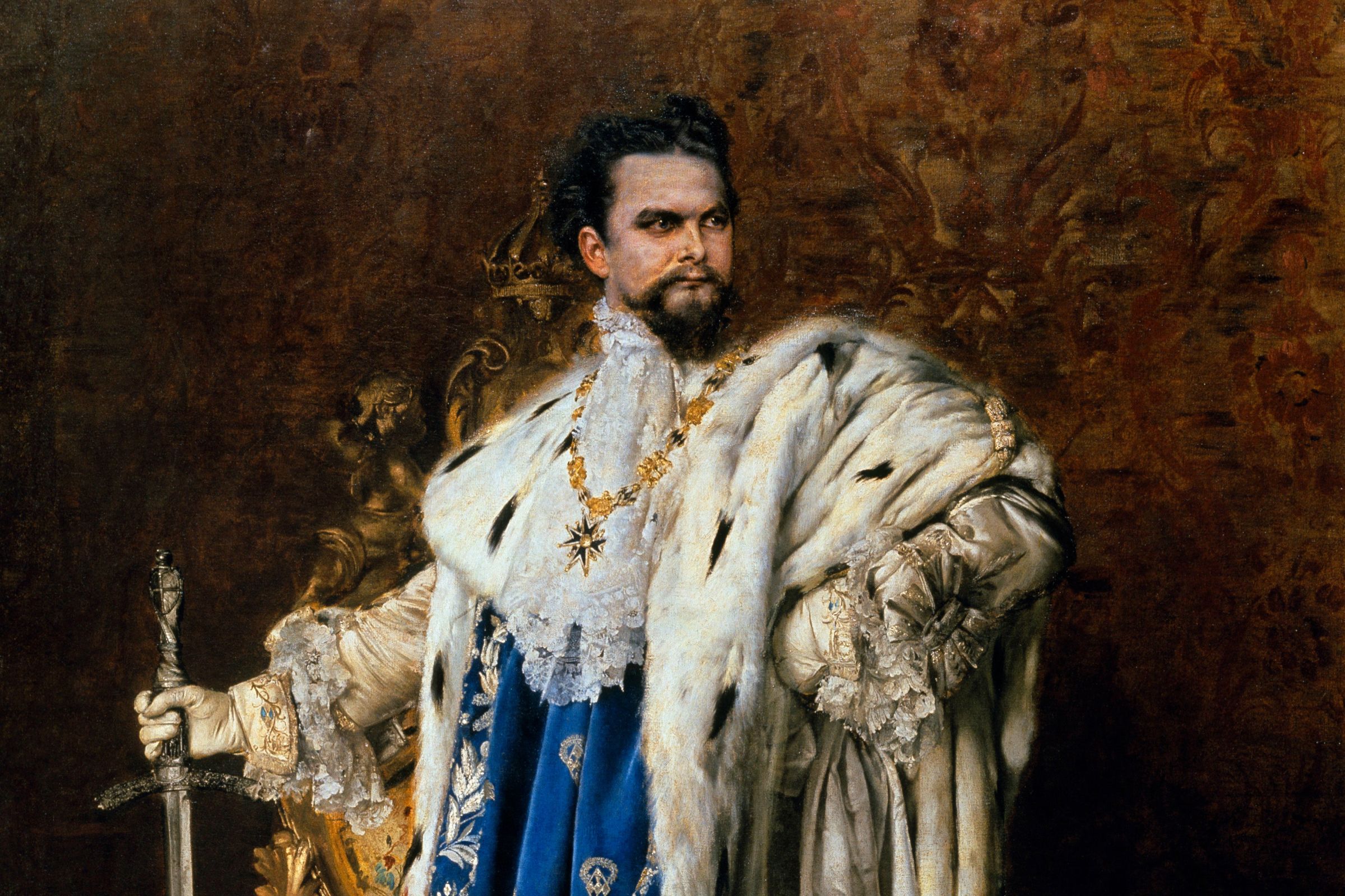 Ludwig II. - Portrait by Gabriel Schachinger