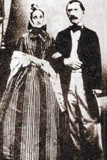 Historisches Foto von Jacob Christoph Rad und seine Frau Juliane