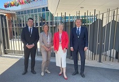 The DPMA delegation in front of the WIPO building in Geneva
