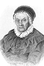 Caroline Herschel im Alter von 92 Jahren