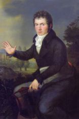 Portrait of Beethoven 1804 by Joseph Willibrord Maehler