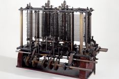 Teilstück des unvollendeten "Analytical Engine" von Babbage