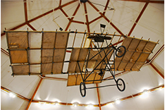 Replica of Pearse's high-wing aircraft in the South Canterbury Museum in New Zealand