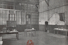 The shed in which the Curies succeeded in isolating Radium