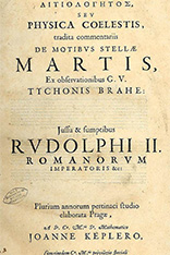 Title page of Kepler's "Astronomia nova" 