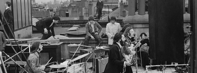Over the rooftops of London, 30 January, 1969