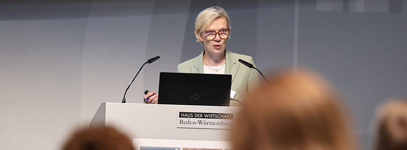 DPMA-Präsidentin Eva Schewior in Stuttgart