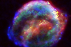 Kompositbild der Überreste von "Keplers Supernova", 