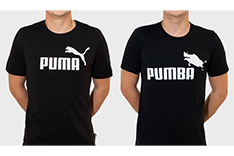 T-Shirts mit Aufschriften "Puma" und "Pumba"