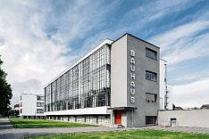 Photography of the Bauhaus building