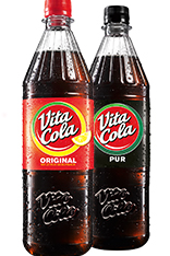 zwei Vita Cola Flaschen