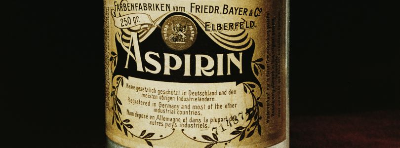 Historisches Aspirinfläschchen von 1899